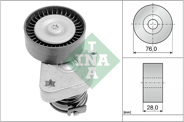 Belt Tensioner, V-ribbed belt